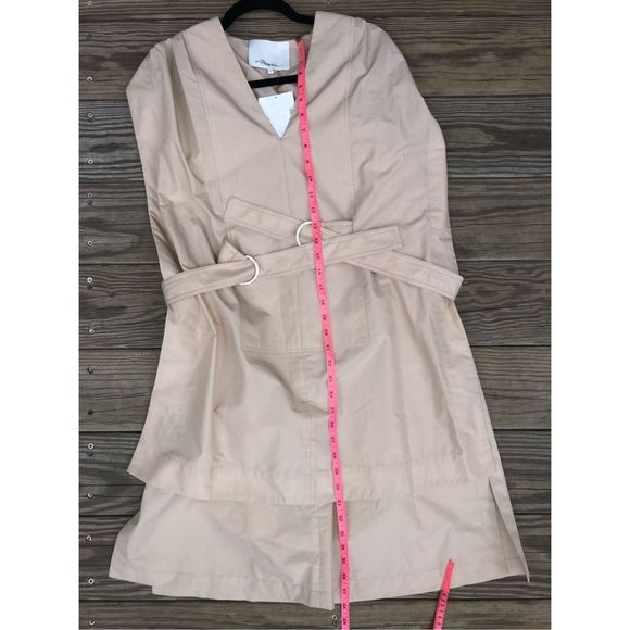 3.1 Phillip Lim NWT Tie Side Shift Dress, Belted Apron Sheath Size 0, MSRP $650 - Picture 9 of 14